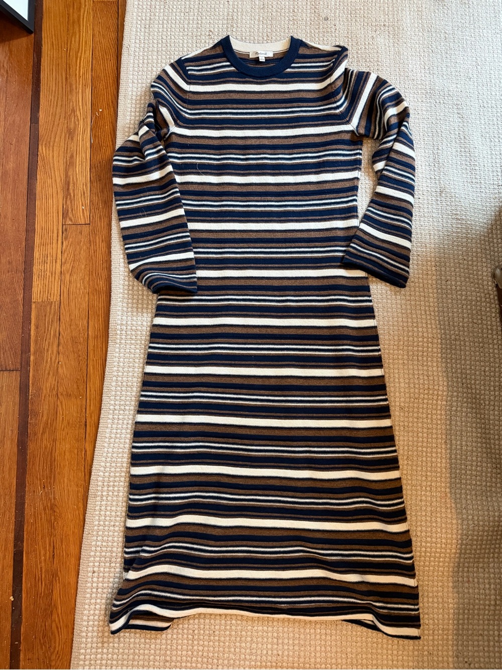 Madewell stripe sweater dress — size S